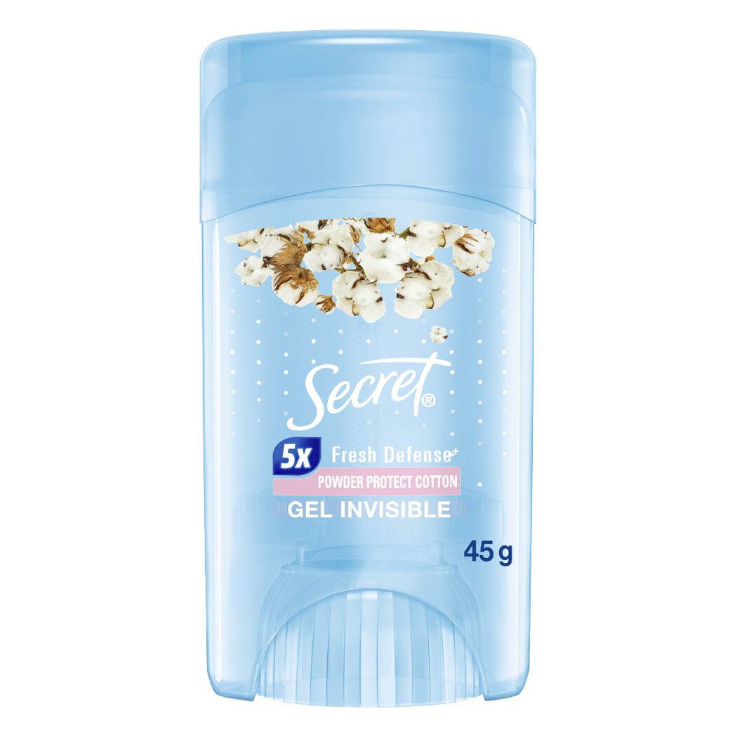 Desodorante Secret Gel Invisible Cotton 45 g, , large image number 0