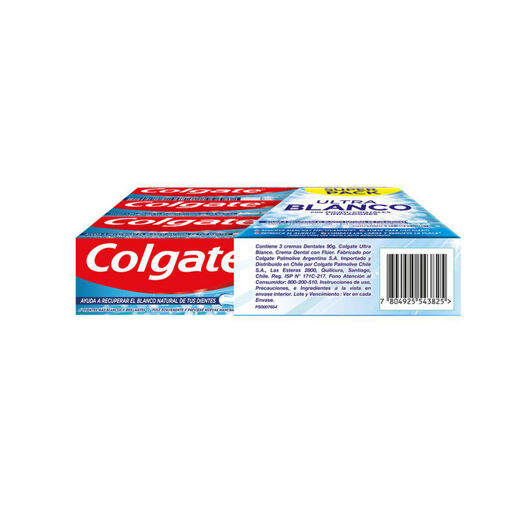Pasta Dental Colgate Ultrablanco 90 g 3 un, , large image number 2