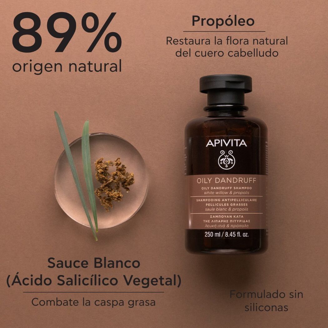 Shampoo Apivita Sauce y Propoleo 250 mL, , large image number 2
