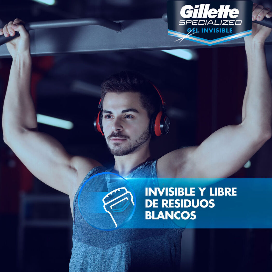 Desodorante Gillette Invisible Gel Cool Wave 82 g 2 un, , large image number 4