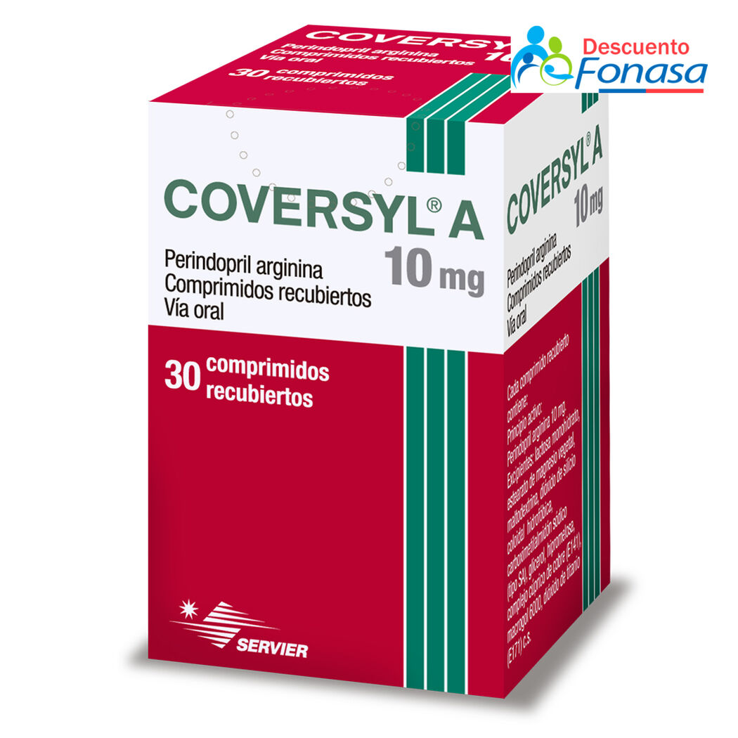 Coversyl A 10 mg x 30 Comprimidos Recubiertos, , large image number 0