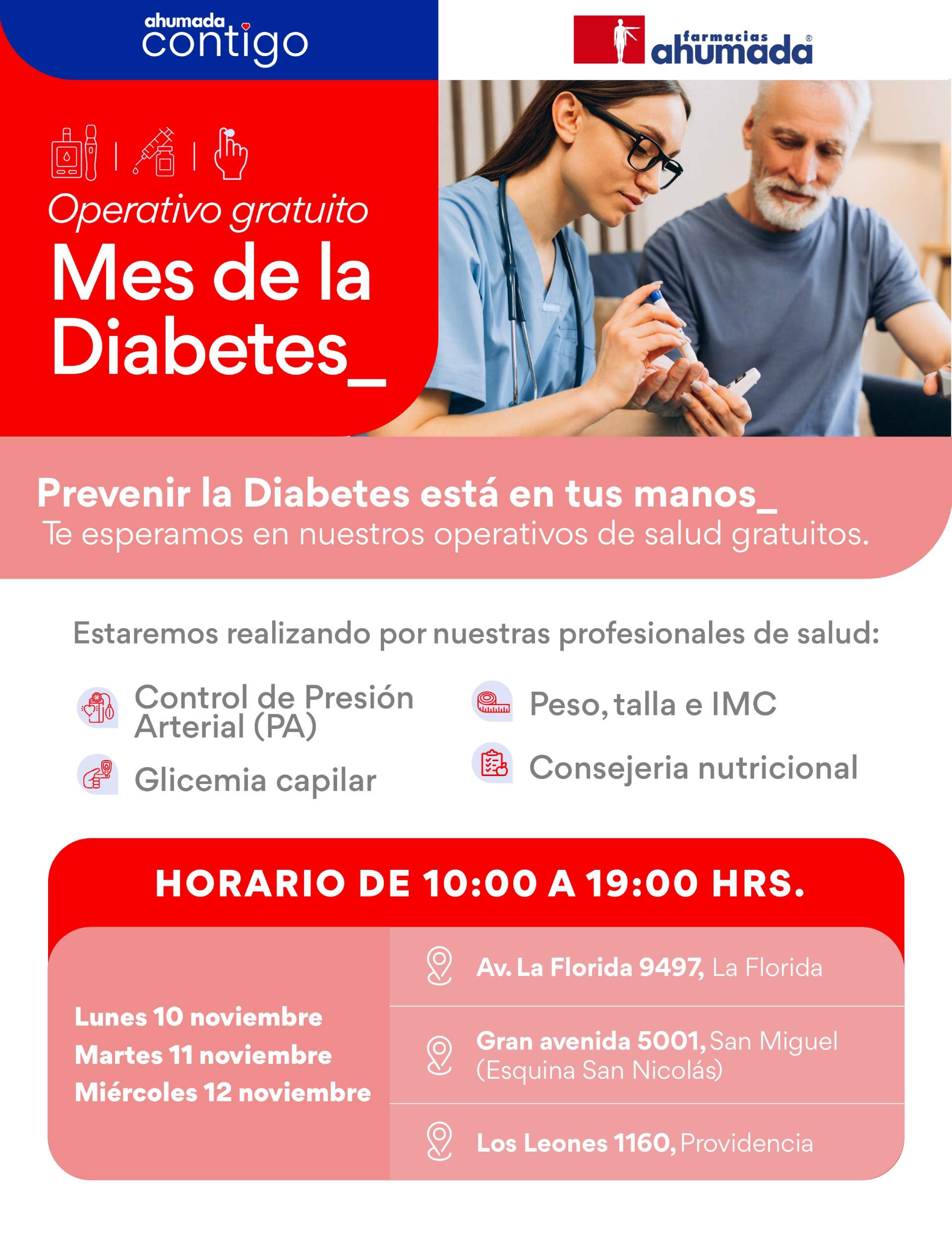 Operativo Mes de la Diabetes