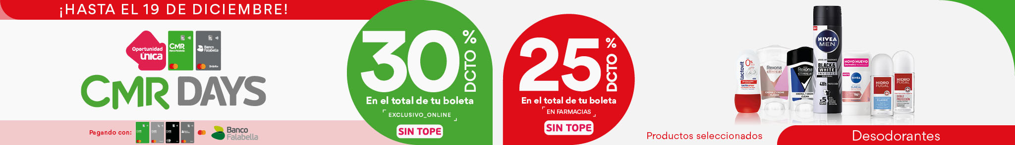 CMR Days Desodorantes