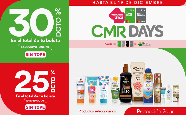 CMR Days Proteccion Solar