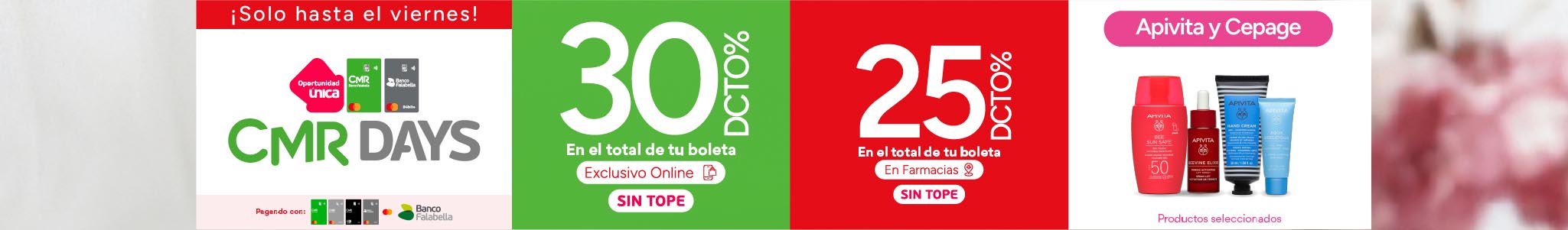 Desktop cmr-days-marcas-exclusivas-dermocosmetica
