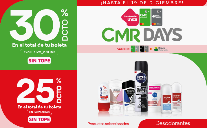CMR Days Desodorantes
