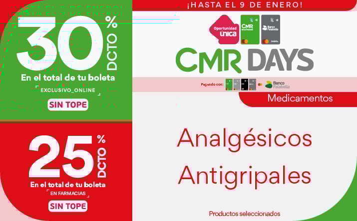 CMR Days Analgesicos y antigripales