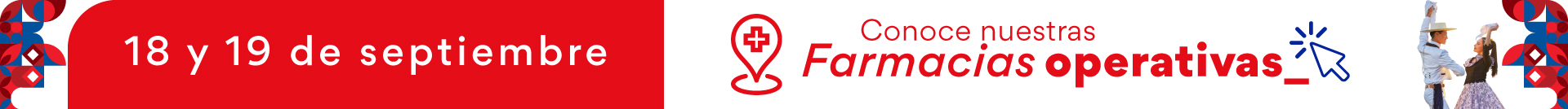 Farmacias operativas en feriado - Farmacias Ahumada
