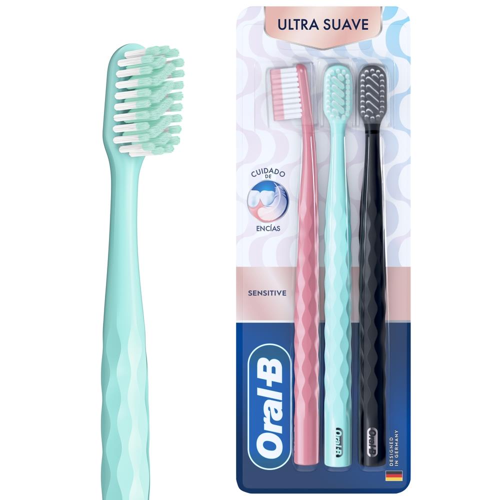 Cepillo de Dientes Oral B Iconic Extra Suave 3 un | Farmacias Ahumada