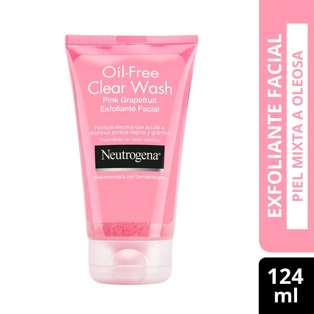 exfoliante facial neutrogena pink grapefruit x 124 ml Farmacias Ahumada
