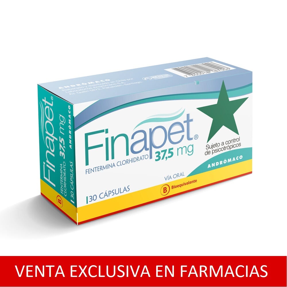 Finapet 37,5mg. X 30 Cap. Farmacias Ahumada