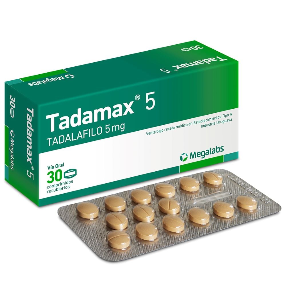 Tadamax 5 mg x 30 Comprimidos | Farmacias Ahumada