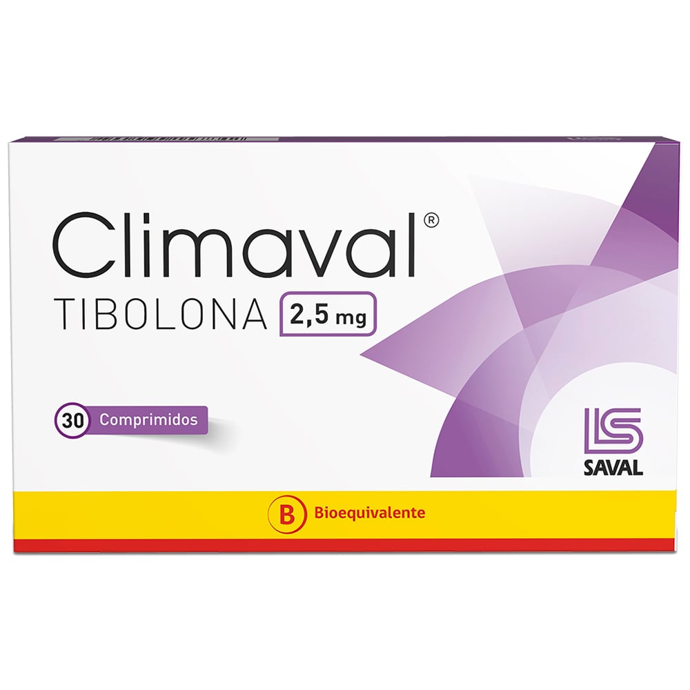 CLIMAVAL Tibolona 2,50 mg - Alivio Menopausia