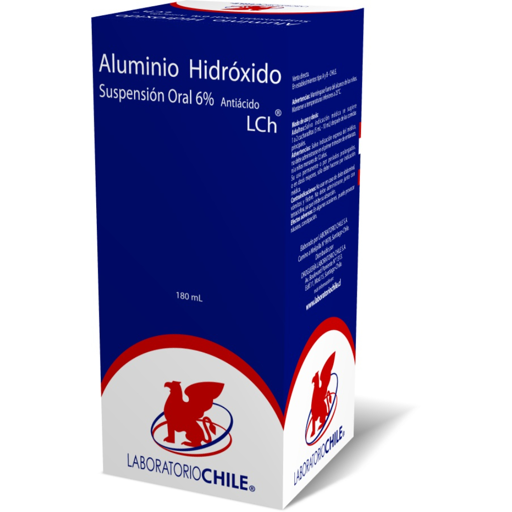 Aluminio Hidroxido 6 % x 180 mL Suspensión Oral | Farmacias Ahumada