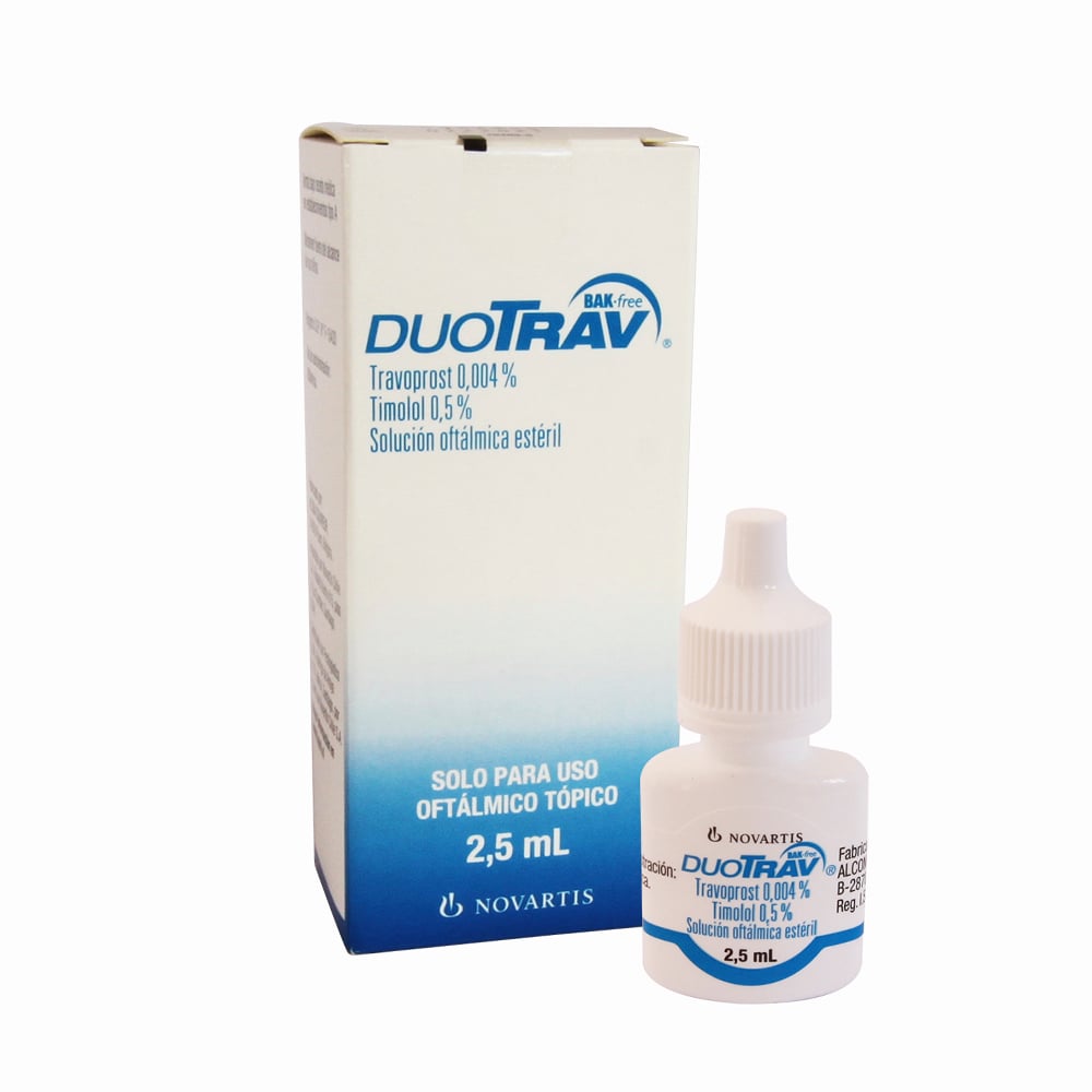 Duotrav x 2,5 mL Solución Oftálmica Farmacias Ahumada