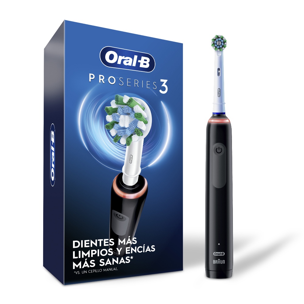 Oral B Cepillo de Dientes Eléctrico Recargable Pro 2000 + 1 Repuesto S