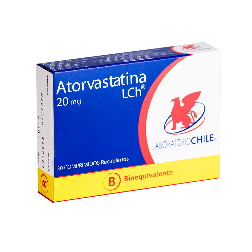 Atorvastatina 20 mg - Reducción de Colesterol y Prevención Cardiovascular