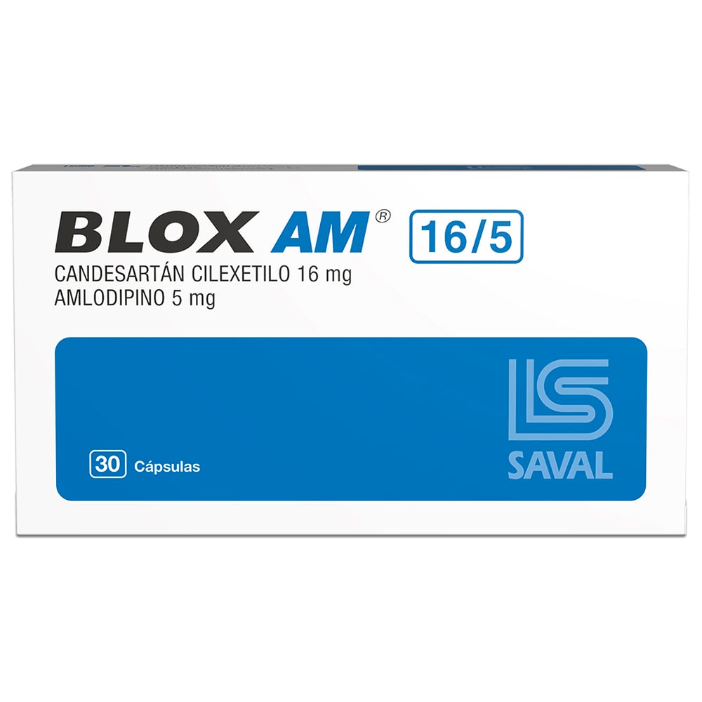 Blox AM 16/5 X 30 Capsulas Farmacias Ahumada