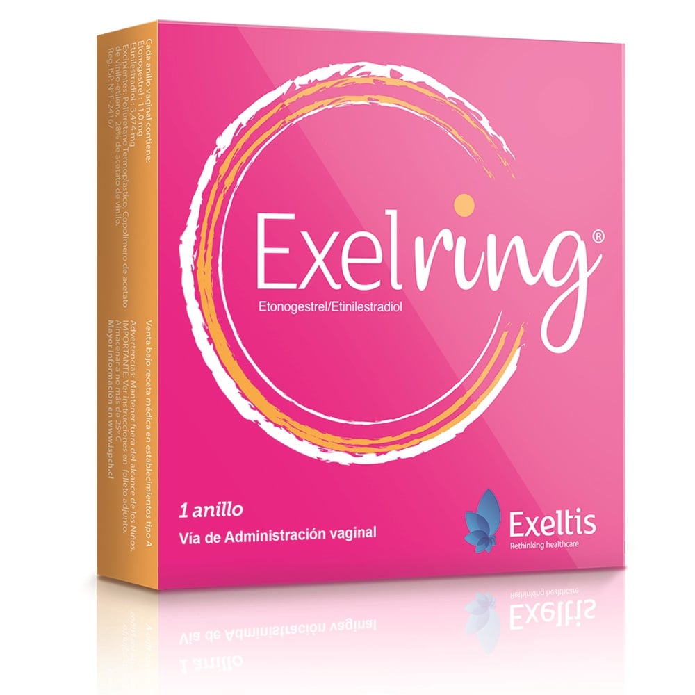 Exelring 120 mcg 15 mcg x 1 Anillo Vaginal